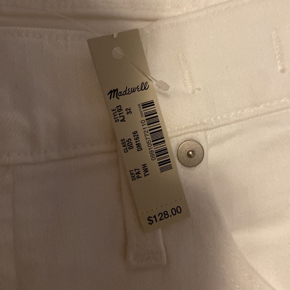 Madewell White Vintage Crop Jeans - Picture 6 of 10